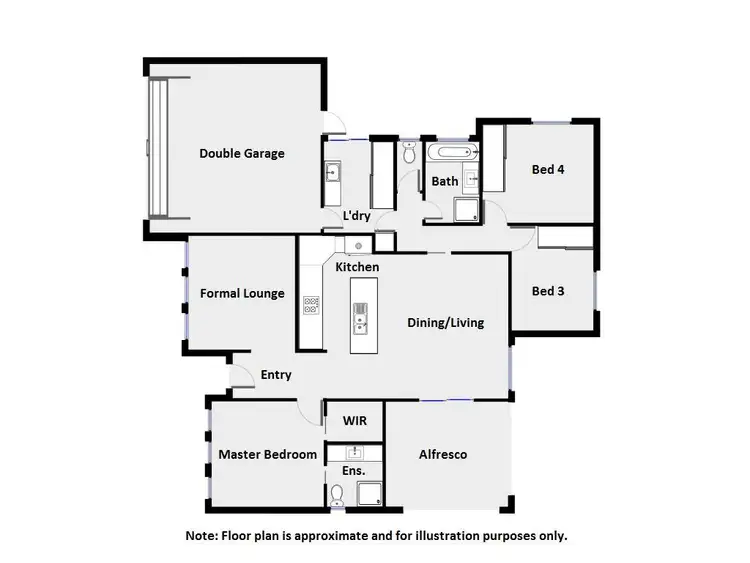 Floorplan of Homely house listing, 22 Sunrise Drive, Mildura VIC 3500