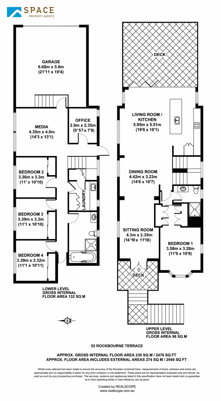 Floorplan of Homely house listing, 52 Rockbourne Terrace, Paddington QLD 4064
