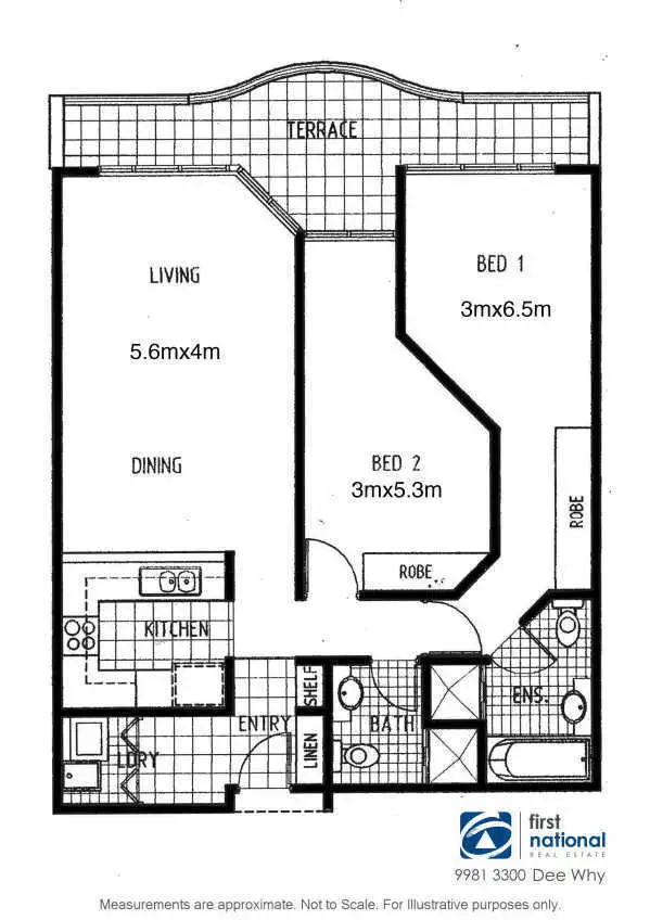 Floorplan of Homely apartment listing, 206/11 Mooramba Road, Dee Why NSW 2099