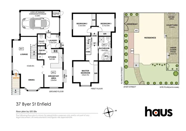 Floorplan of Homely house listing, 37 Byer Street, Enfield NSW 2136