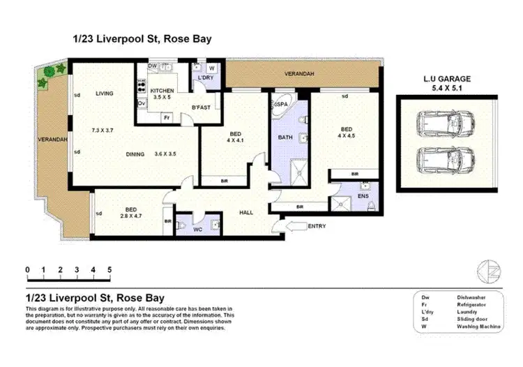 Floorplan of Homely apartment listing, 1/23-27 Liverpool Street, Rose Bay NSW 2029