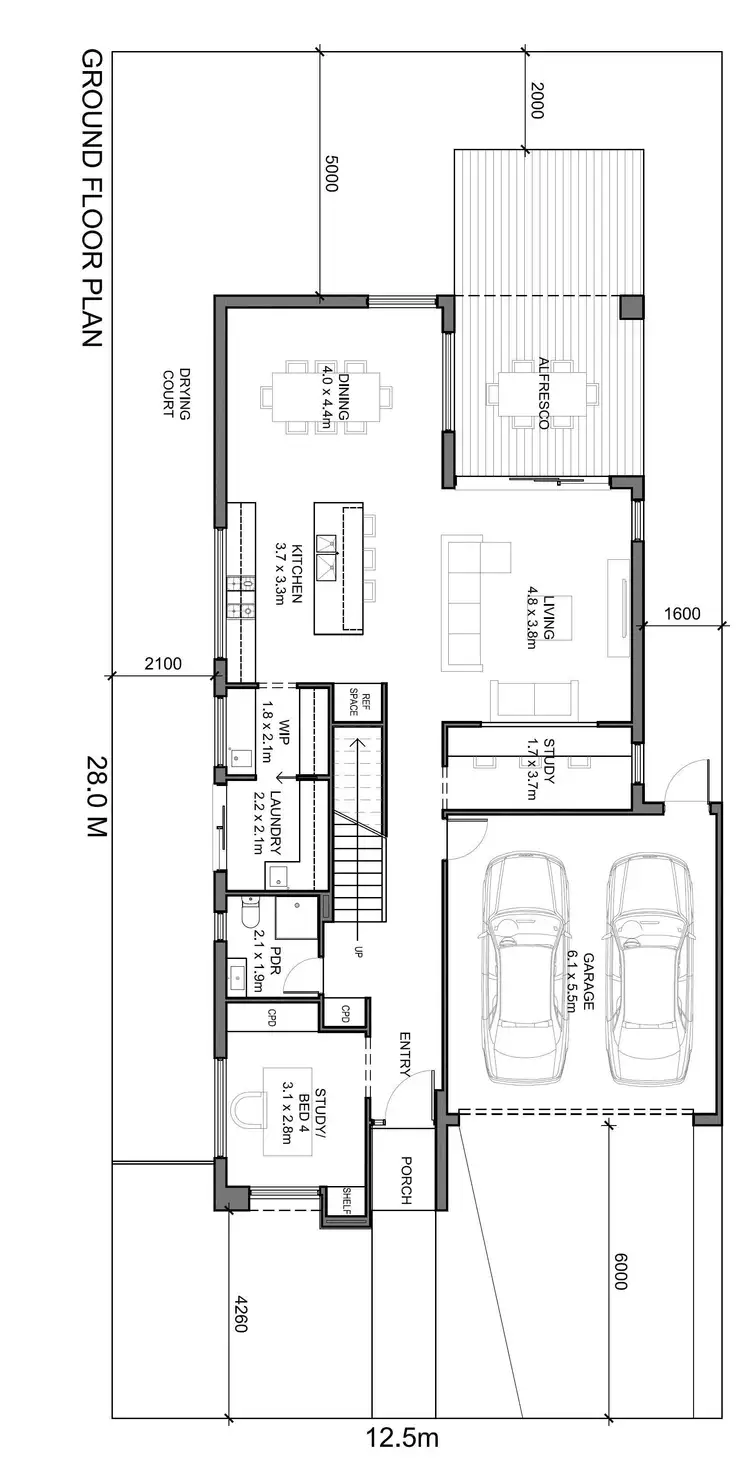 Floorplan of Homely house listing, 15 Peak Crescent, Wantirna VIC 3152