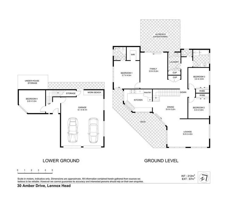 Floorplan of Homely house listing, 30 Amber Drive, Lennox Head NSW 2478