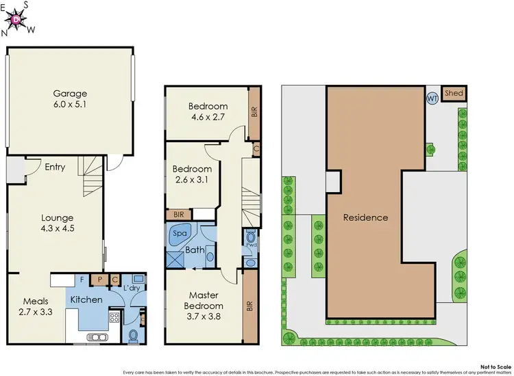 Floorplan of Homely townhouse listing, 85C Chute Street, Mordialloc VIC 3195