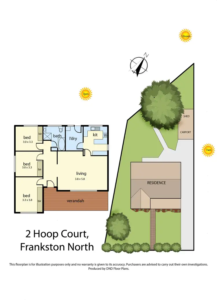 Floorplan of Homely house listing, 2 Hoop Court, Frankston North VIC 3200