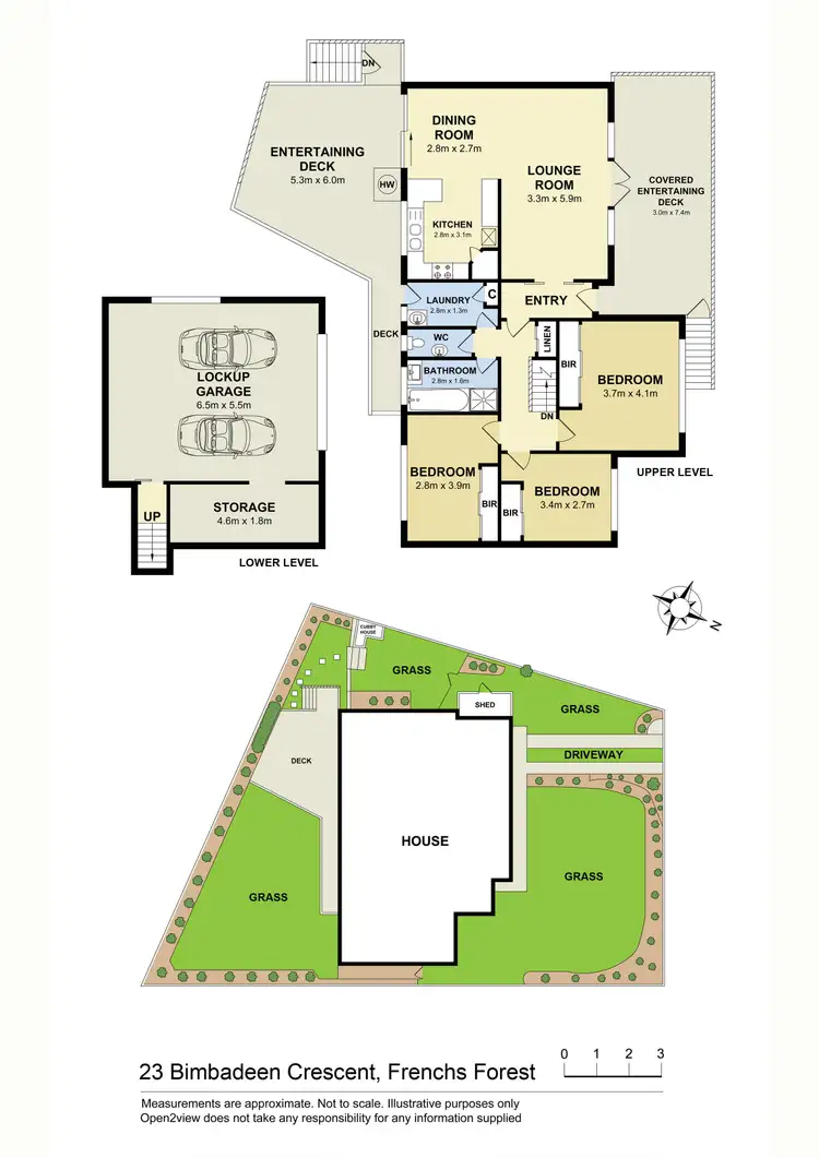 Floorplan of Homely house listing, 23 Bimbadeen Crescent, Frenchs Forest NSW 2086