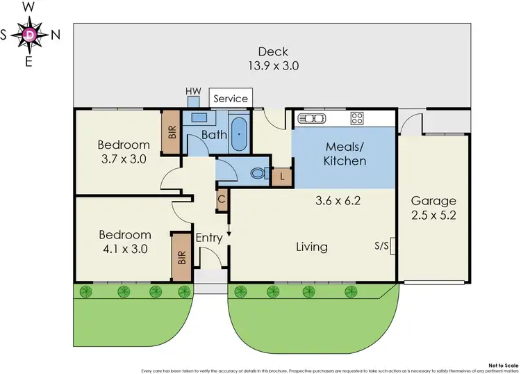 Floorplan of Homely unit listing, 13/32-34 Flinders Street, Mentone VIC 3194