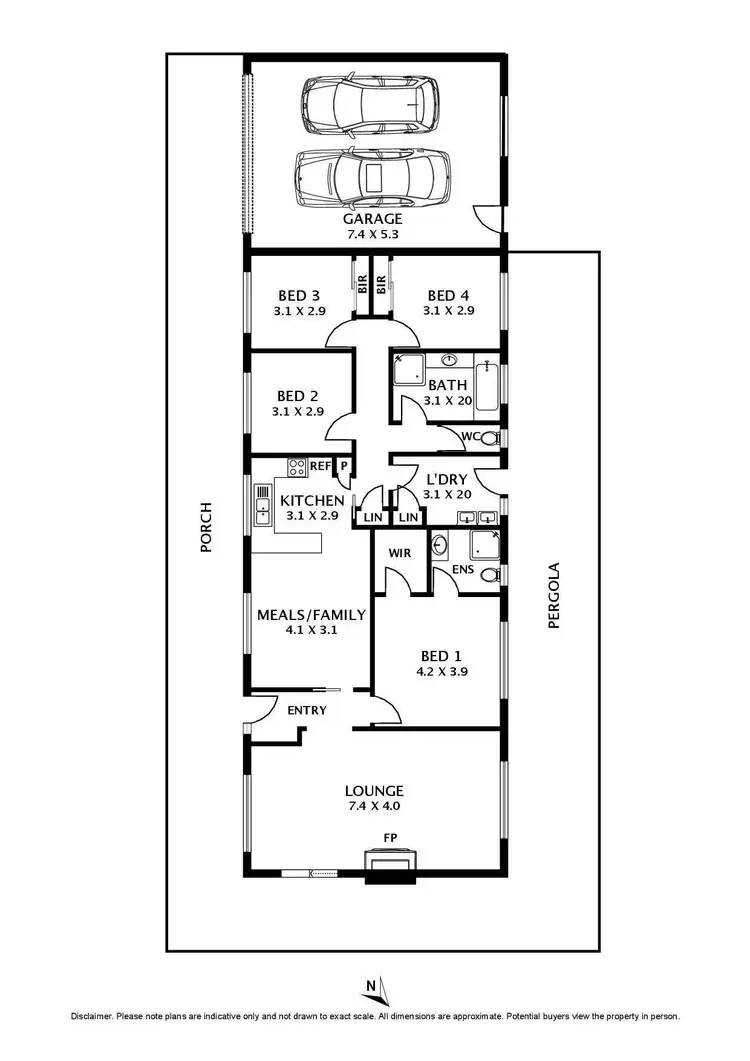 Floorplan of Homely house listing, 2 Northview Court, Riddells Creek VIC 3431
