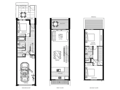 Floorplan of Homely townhouse listing, 5 Kiln Walk, Maidstone VIC 3012