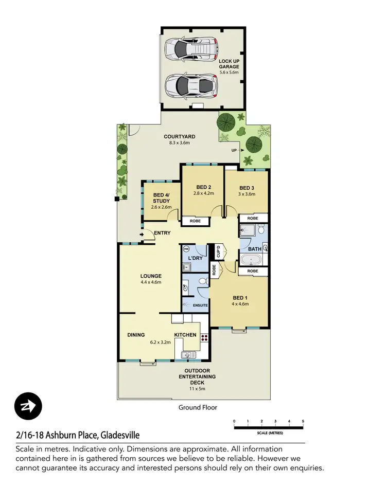Floorplan of Homely villa listing, 2/16-18 Ashburn Place, Gladesville NSW 2111
