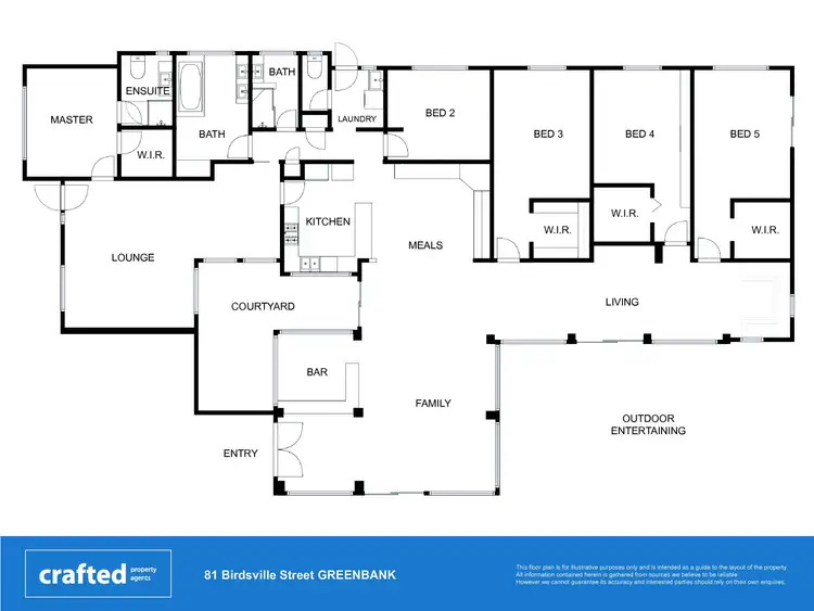 Floorplan of Homely house listing, 81 Birdsville Street, Greenbank QLD 4124