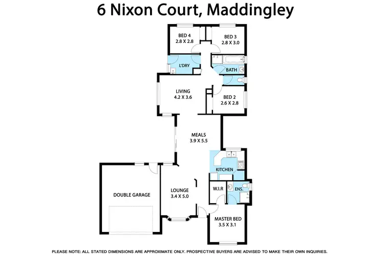 Floorplan of Homely house listing, 6 Nixon Court, Bacchus Marsh VIC 3340