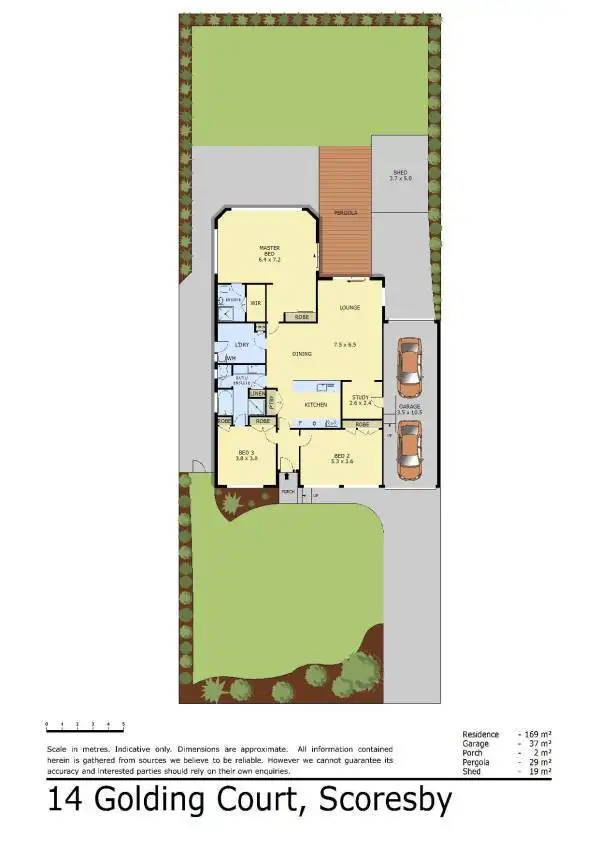 Floorplan of Homely house listing, 14 Golding Court, Scoresby VIC 3179
