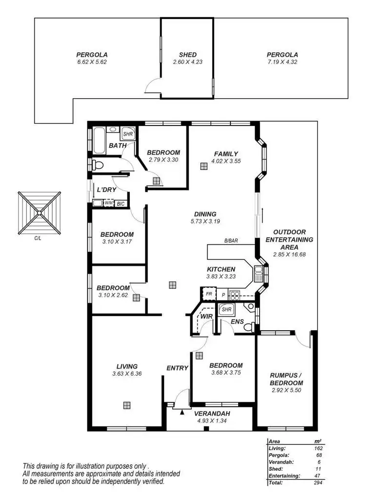 Floorplan of Homely house listing, 57 Liberator Drive, Paralowie SA 5108