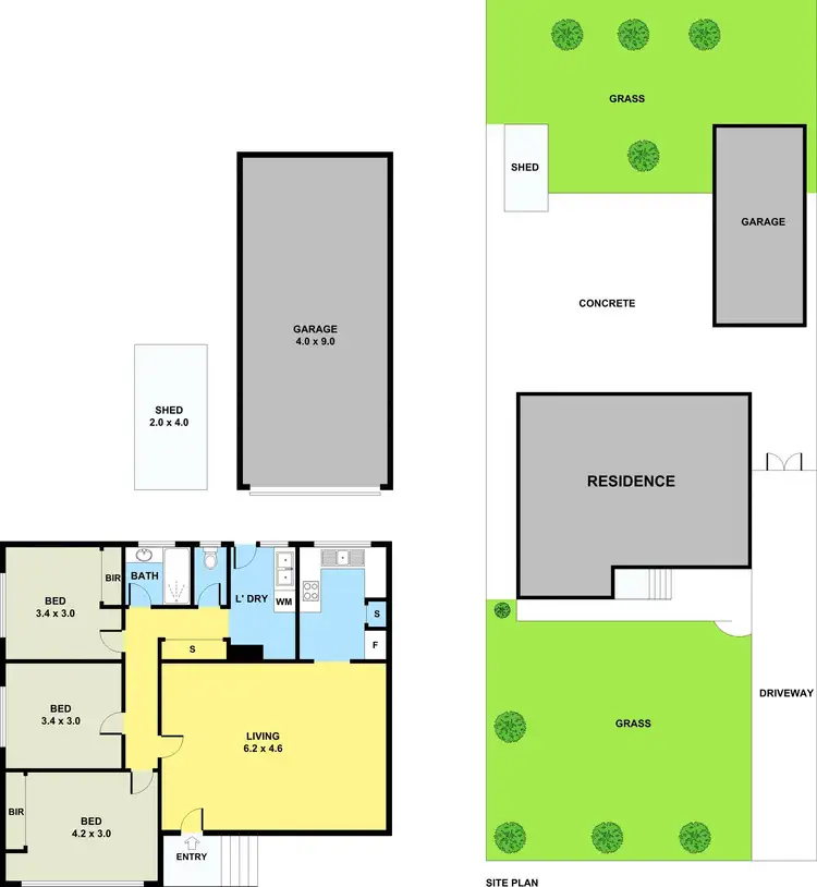 Floorplan of Homely house listing, 124 Blair Street, Dallas VIC 3047