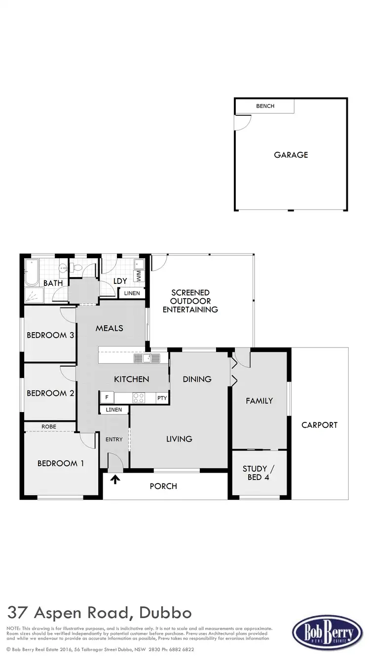Floorplan of Homely house listing, 37 Aspen Road, Dubbo NSW 2830