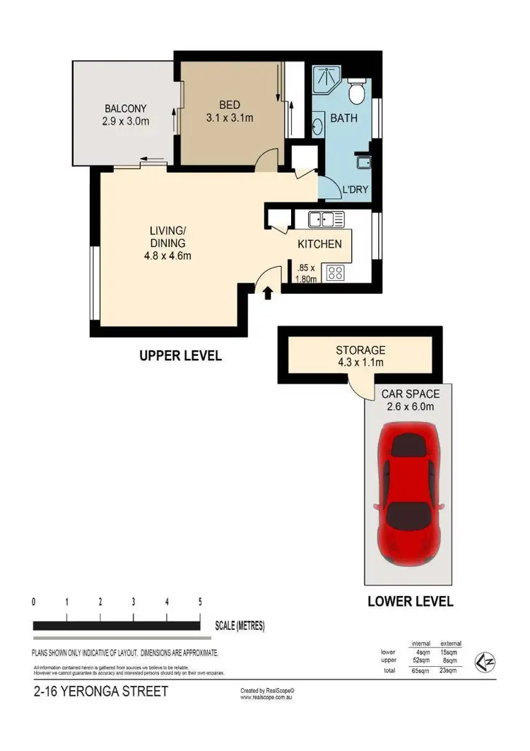 Floorplan of Homely apartment listing, 2/16 Yeronga Street, Yeronga QLD 4104