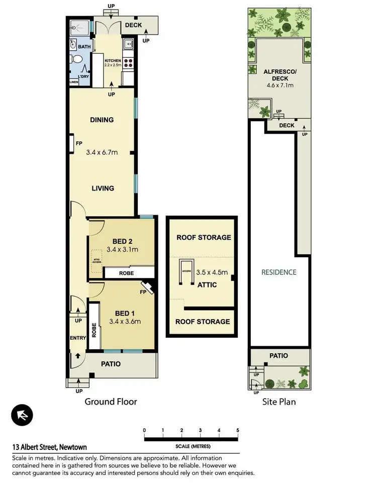 Floorplan of Homely house listing, 13 Albert Street, Newtown NSW 2042