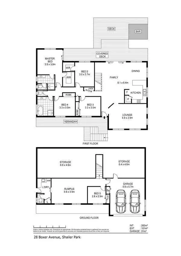Floorplan of Homely house listing, 28 Boxer Avenue, Shailer Park QLD 4128