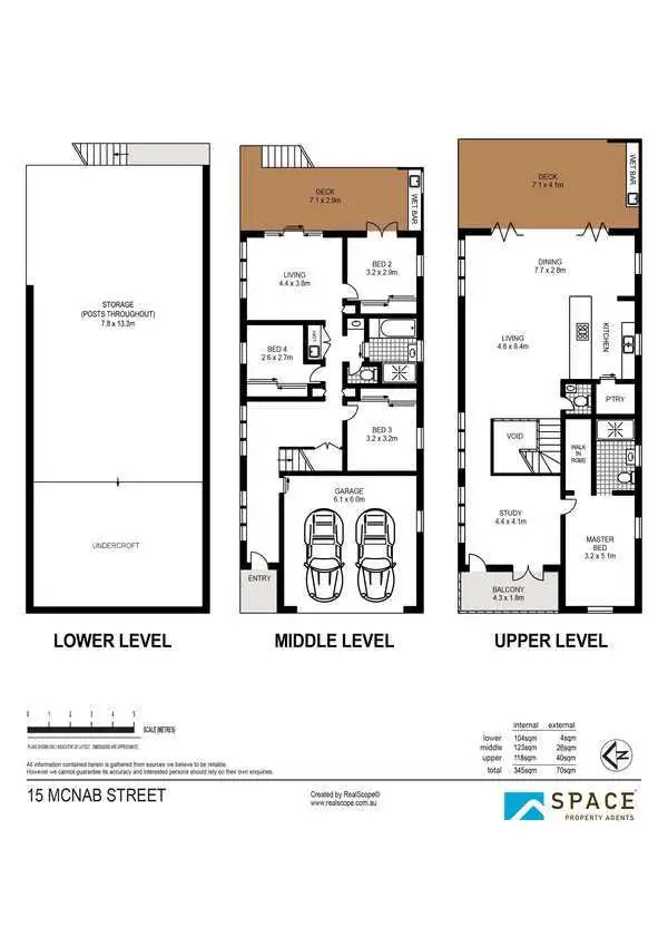 Floorplan of Homely house listing, 15 McNab Street, Paddington QLD 4064