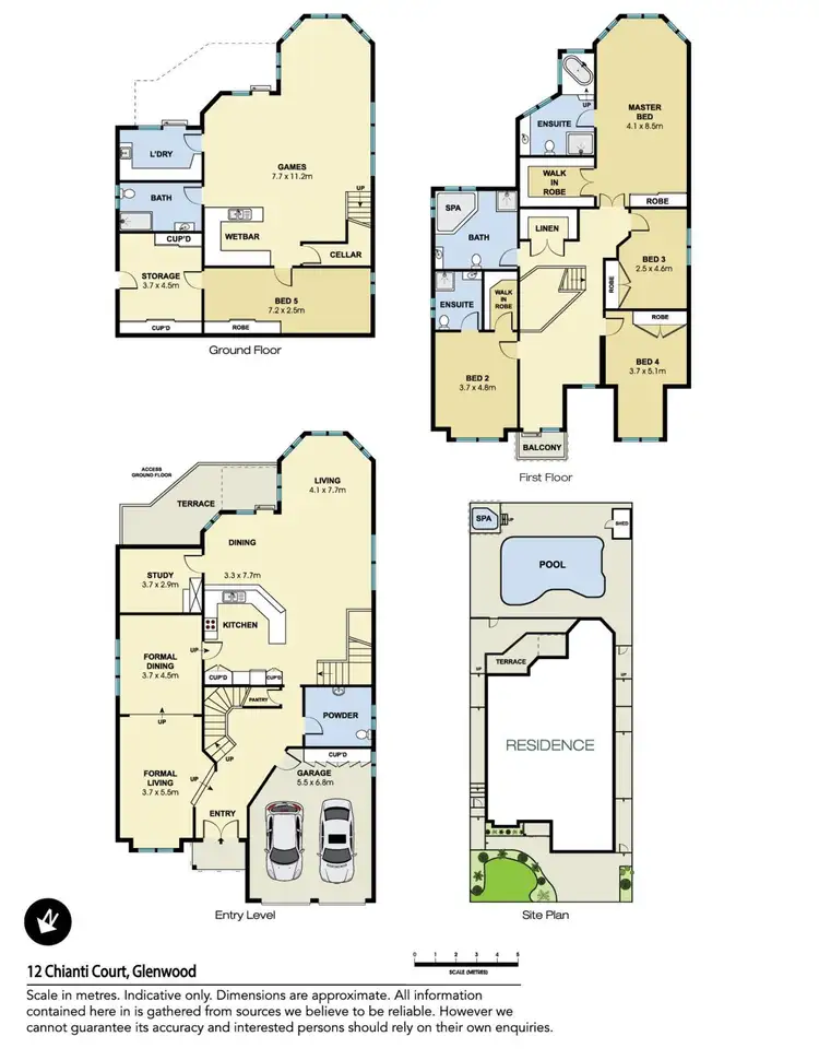 Floorplan of Homely house listing, 12 Chianti Court, Glenwood NSW 2768