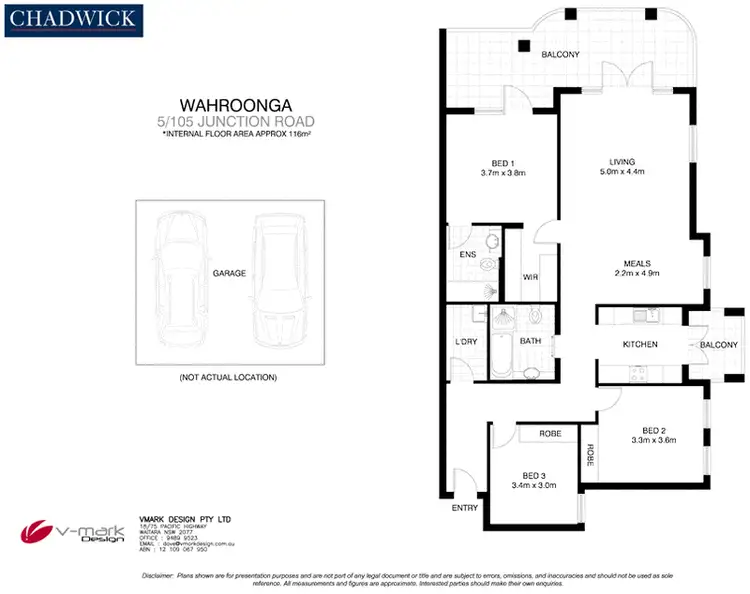 Floorplan of Homely apartment listing, 5/105 Junction Road, Wahroonga NSW 2076
