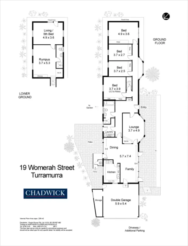 Floorplan of Homely house listing, 19 Womerah Street, Turramurra NSW 2074