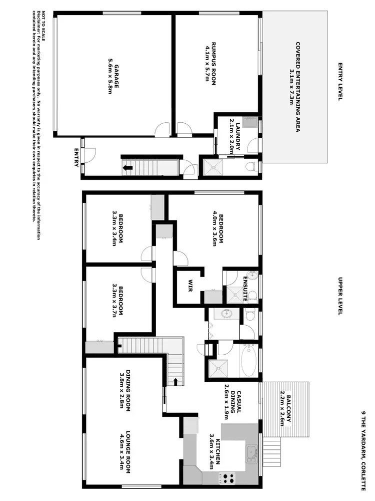 Floorplan of Homely house listing, 9 The Yardarm, Corlette NSW 2315