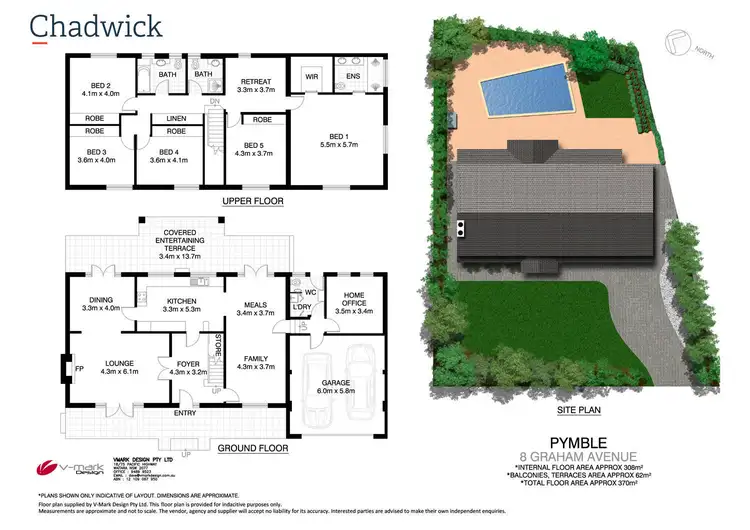 Floorplan of Homely house listing, 8 Graham Avenue, Pymble NSW 2073