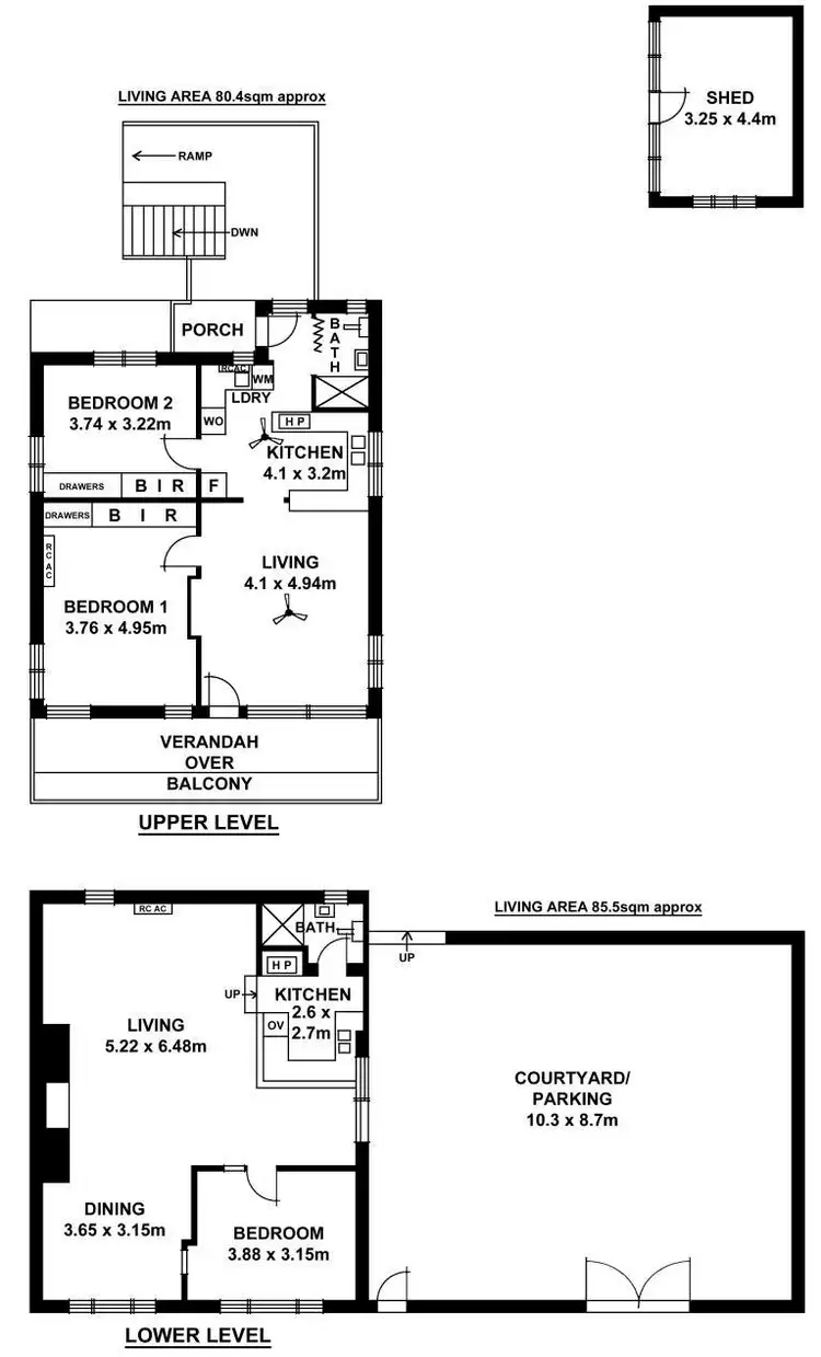 Floorplan of Homely house listing, 33 Burnham Road, Kingston Park SA 5049
