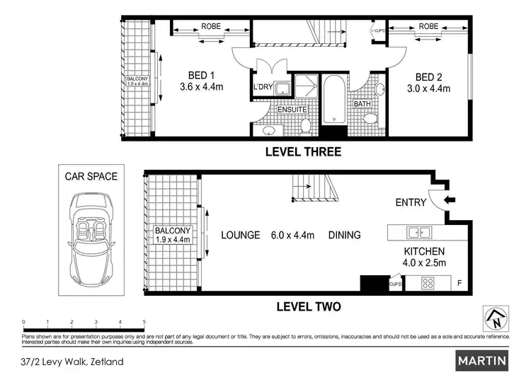 Floorplan of Homely apartment listing, 37/2 Levy Walk, Zetland NSW 2017