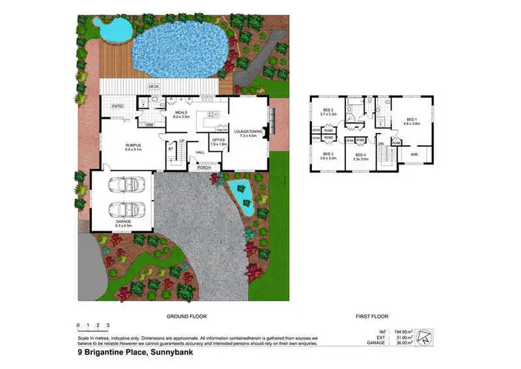 Floorplan of Homely house listing, 9 Brigantine Place, Sunnybank Hills QLD 4109