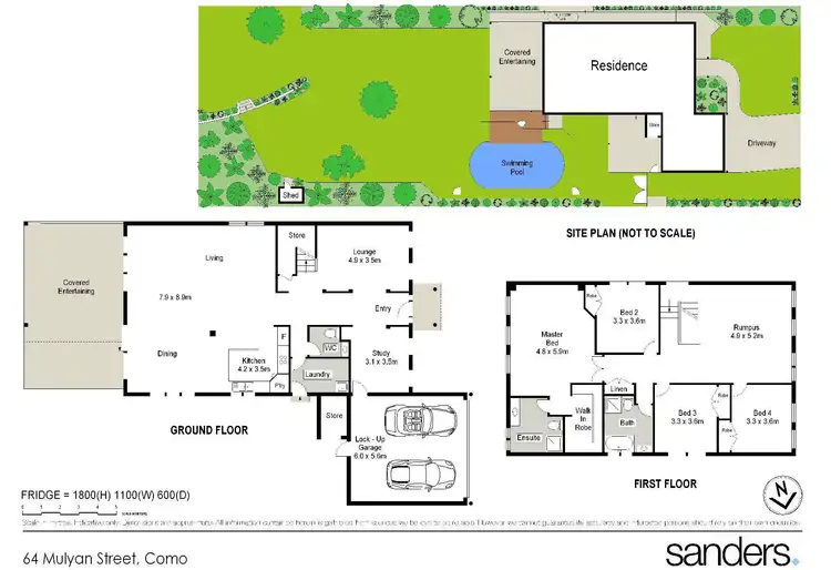 Floorplan of Homely house listing, 64 Mulyan Street, Como NSW 2226