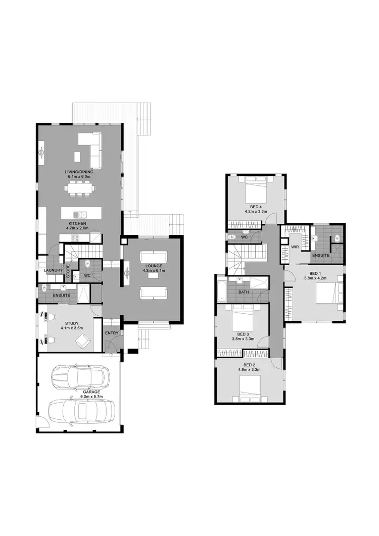 Floorplan of Homely house listing, 6 Pindan Court, Mount Waverley VIC 3149
