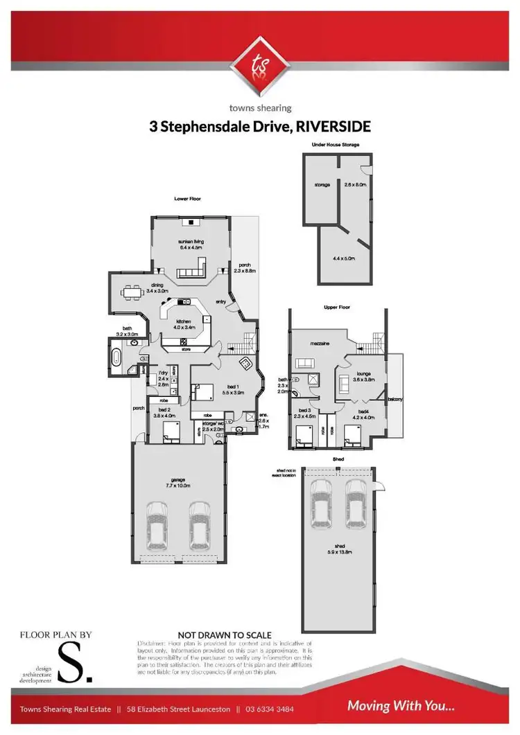 Floorplan of Homely house listing, 3 Stephensdale Drive, Riverside TAS 7250
