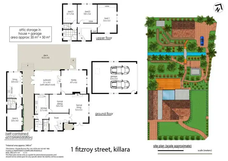 Floorplan of Homely house listing, 1 Fitzroy Street, Killara NSW 2071