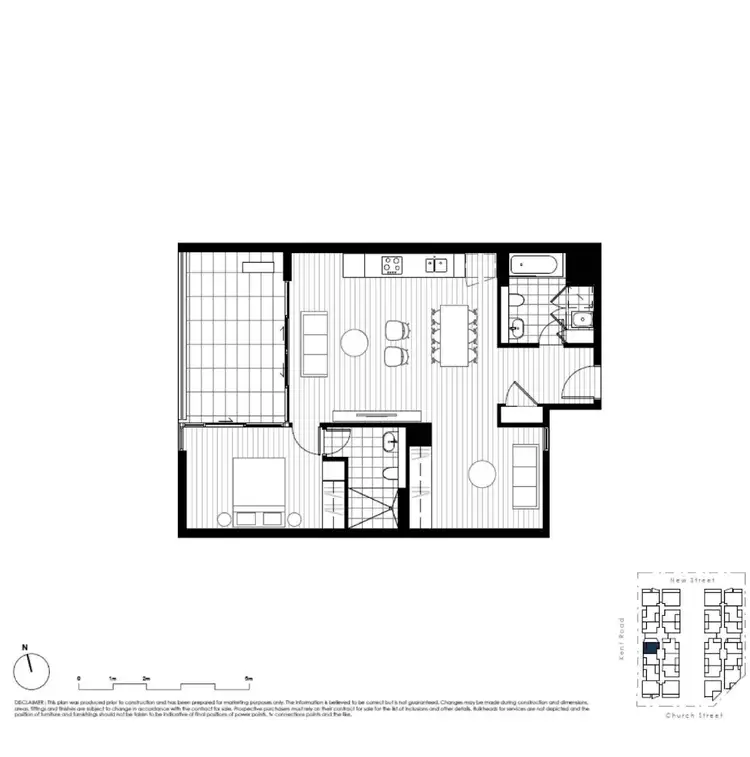 Floorplan of Homely apartment listing, 1311A/7-9 Kent Road, Mascot NSW 2020