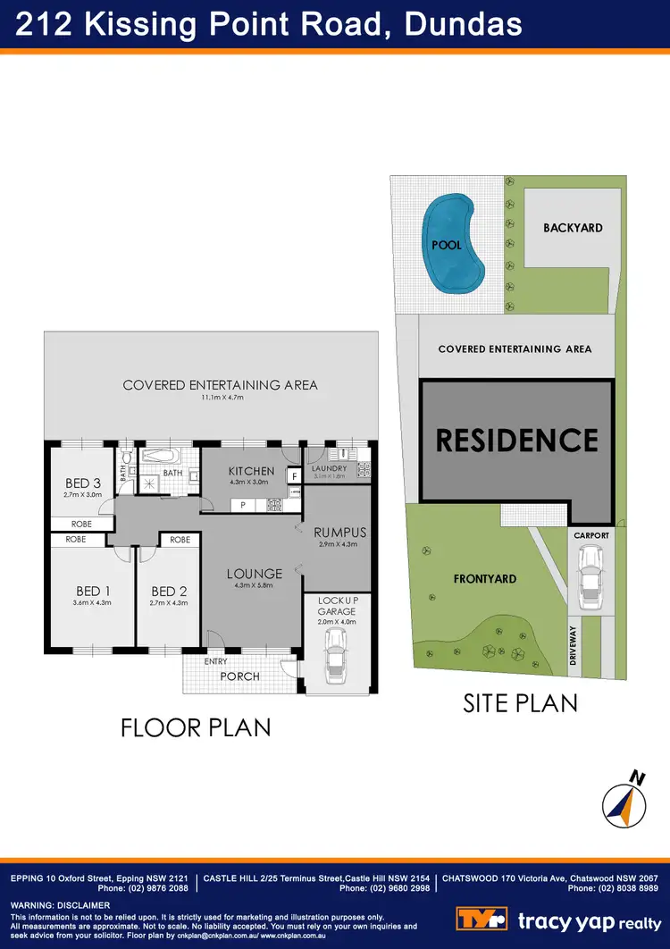 Floorplan of Homely house listing, 212 Kissing Point Road, Dundas NSW 2117
