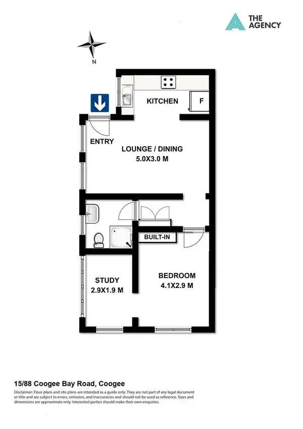 Floorplan of Homely apartment listing, 15/88 Coogee Bay Road, Coogee NSW 2034