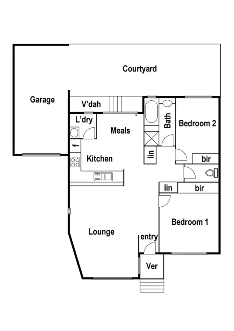 Floorplan of Homely unit listing, 3/39 Chaleyer Street, Reservoir VIC 3073