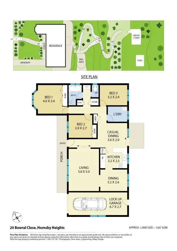Floorplan of Homely house listing, 20 Bowral Close, Hornsby Heights NSW 2077