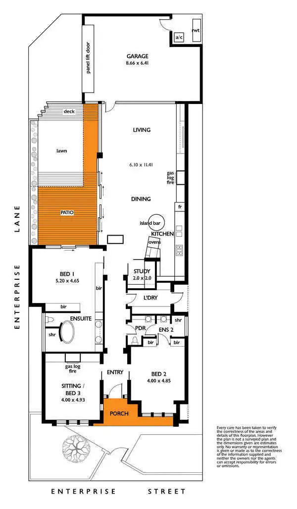 Floorplan of Homely house listing, 1 Enterprise Street, Hyde Park SA 5061