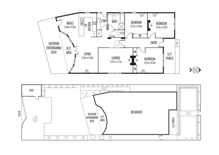 Floorplan of Homely house listing, 38 Addison Street, Moonee Ponds VIC 3039