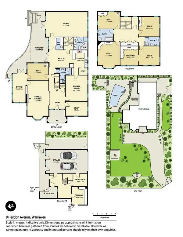 Floorplan of Homely house listing, 9 Heydon Avenue, Warrawee NSW 2074