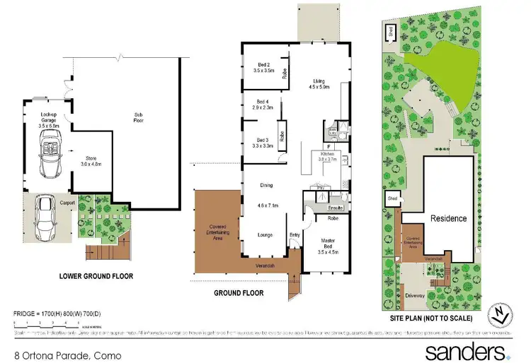 Floorplan of Homely house listing, 8 Ortona Parade, Como NSW 2226