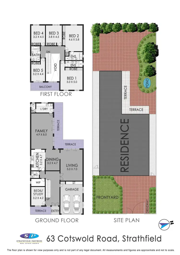 Floorplan of Homely house listing, 63 Cotswold Road, Strathfield NSW 2135