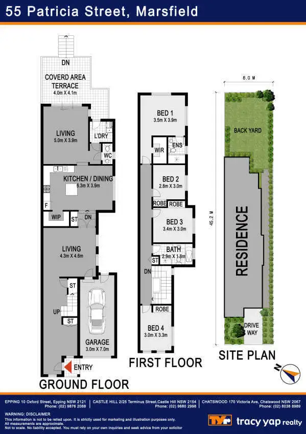 Floorplan of Homely house listing, 55 Patricia Street, Marsfield NSW 2122