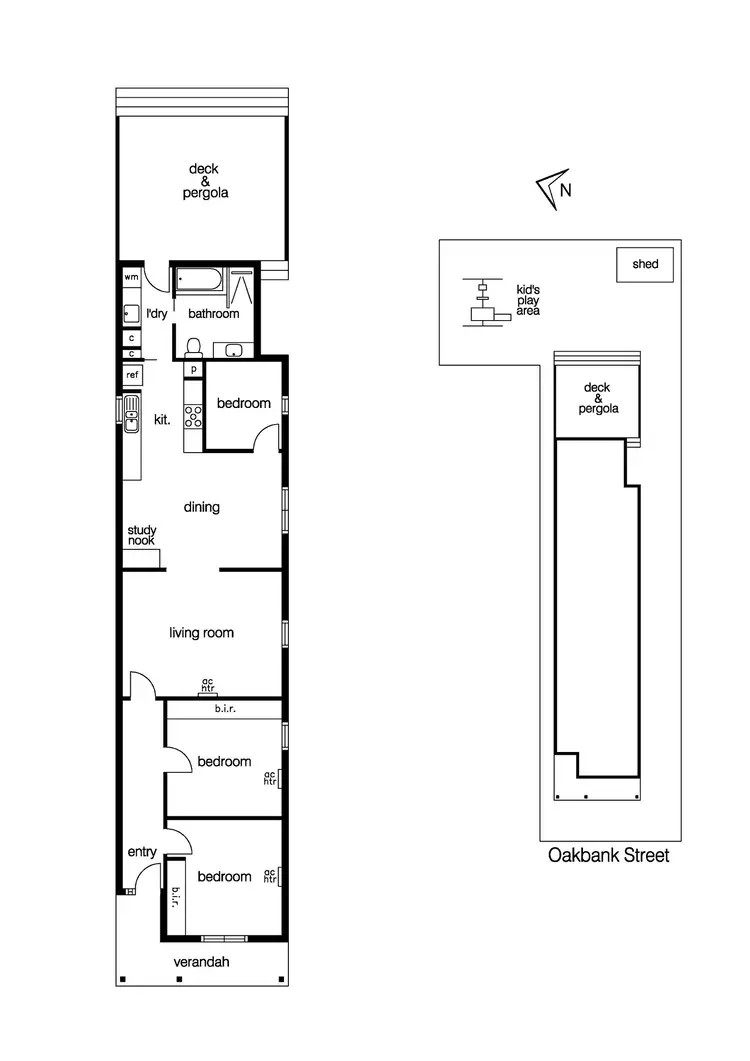 Floorplan of Homely house listing, 2 Oakbank Street, Newport VIC 3015