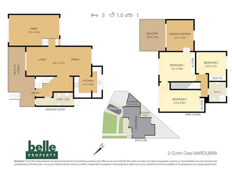 Floorplan of Homely house listing, 2 Curtin Crescent, Maroubra NSW 2035