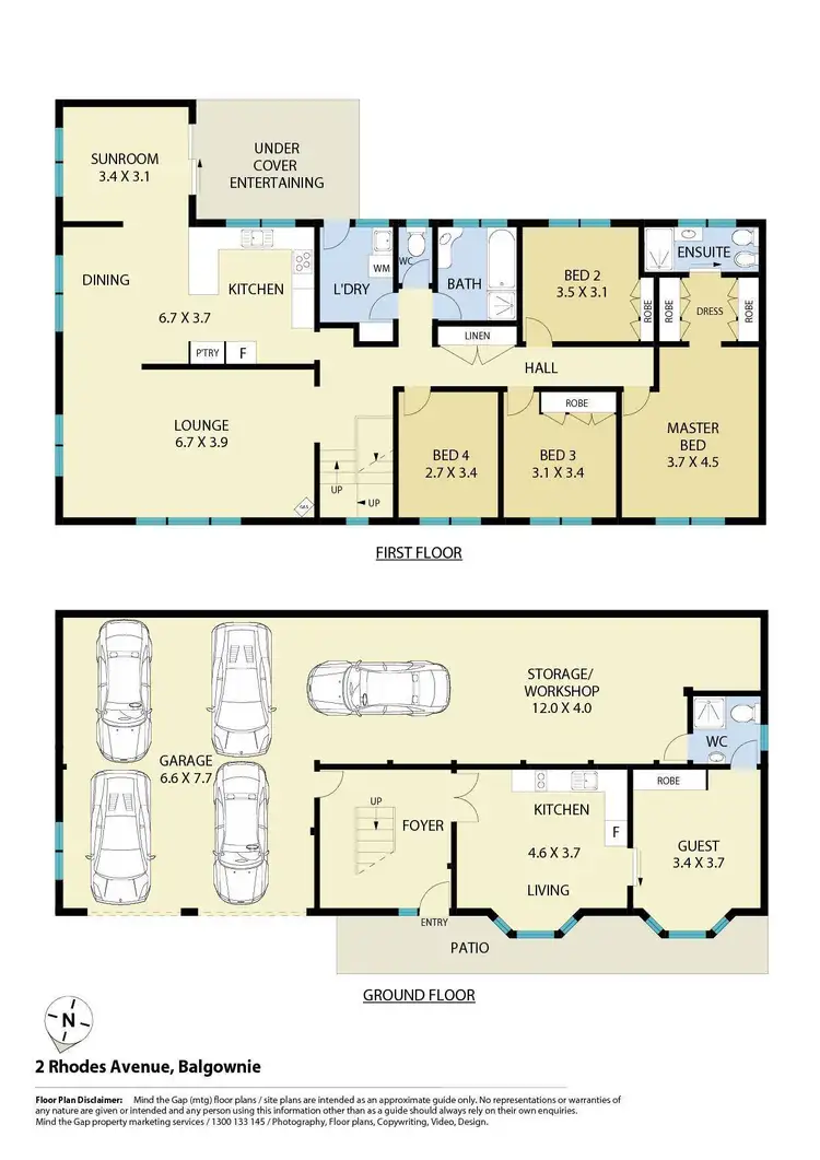 Floorplan of Homely house listing, 2 Rhodes Avenue, Balgownie NSW 2519